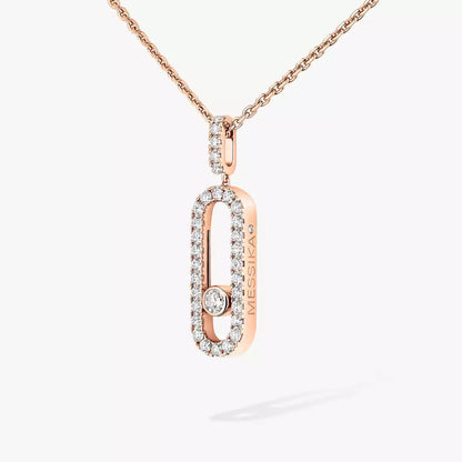 [LunaMar]MOVE UNO FULL PAVÉ DIAMOND NECKLACE