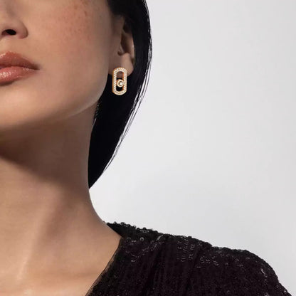 [LunaMar]SO MOVE PAVÉ DIAMOND EARRINGS