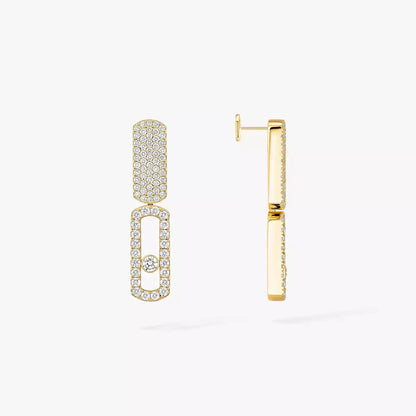 [LunaMar]IMPERIAL MOVE SM DIAMOND EARRINGS