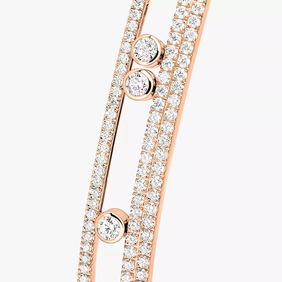 [LunaMar]MOVE ROMANE PAVÉ DIAMOND BANGLE BRACELET