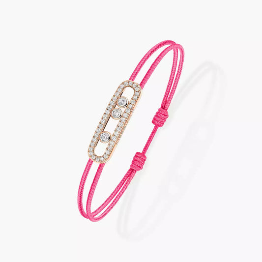 [LunaMar]CARE(S) PAVÉ CORD BRACELET