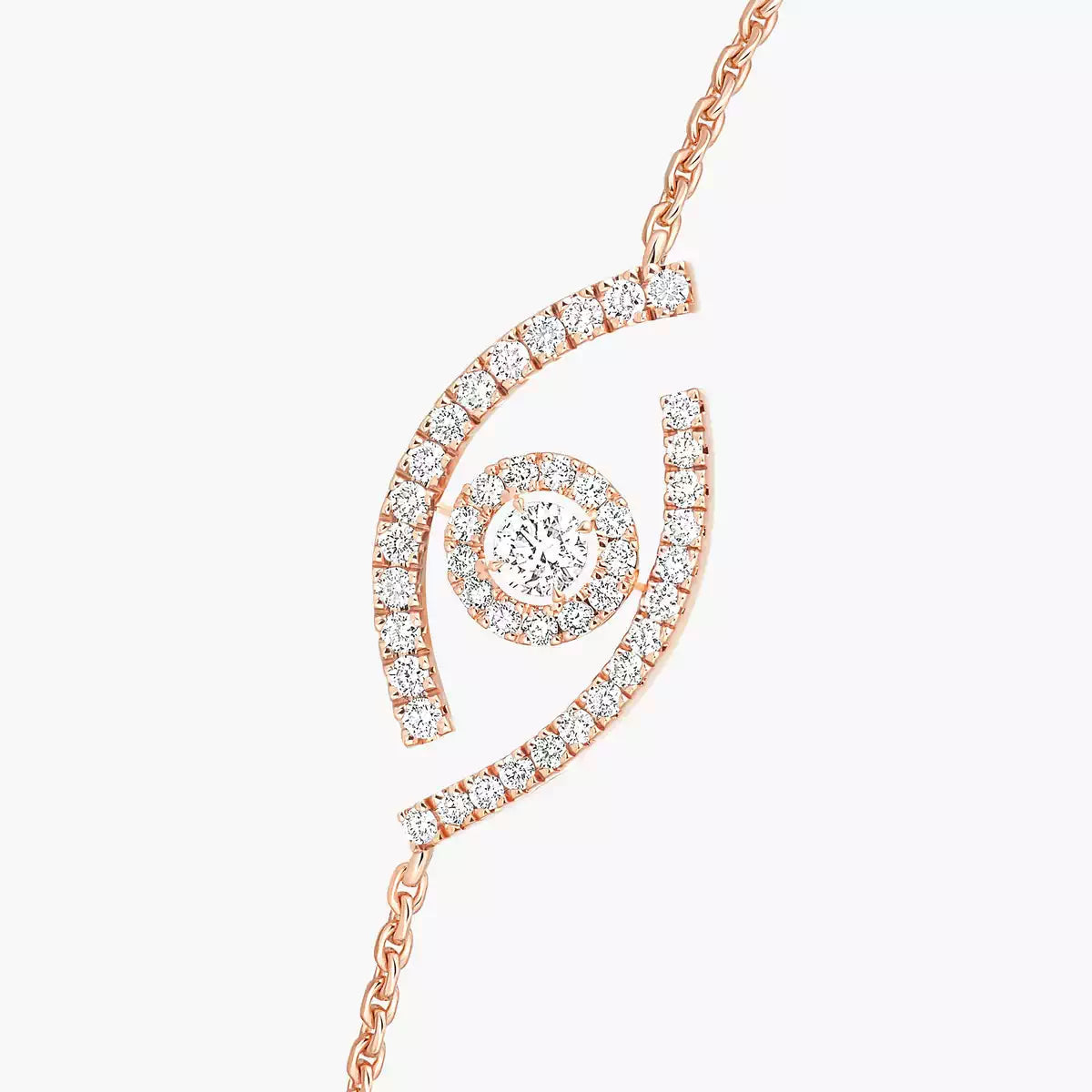 [LunaMar]LUCKY EYE PAVÉ-SET DIAMOND BRACELET