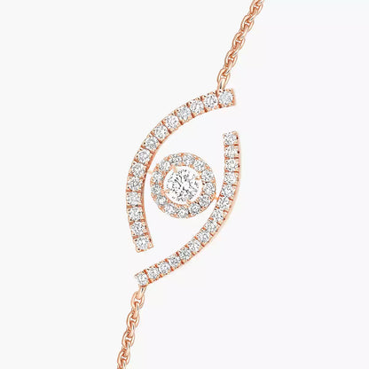 [LunaMar]LUCKY EYE PAVÉ-SET DIAMOND BRACELET