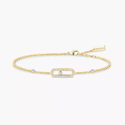 [LunaMar]MOVE UNO DIAMOND BRACELET