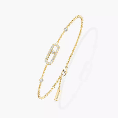 [LunaMar]MOVE UNO DIAMOND BRACELET