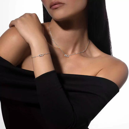 [LunaMar]MOVE UNO DIAMOND BRACELET