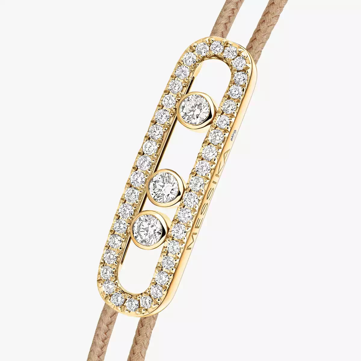 [LunaMar]CARE(S) PAVÉ CORD BRACELET
