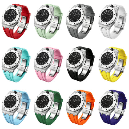 [LunaMar]Royal Oak Pop Exclusive Steel Case & Silicone Strap With Cradle