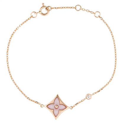 [LunaMar]STAR 1 DIAMOND ROSE GOLD BRACELET