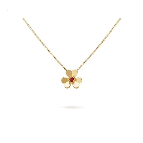 [LunaMar]FRIVOLE FLORAL CHARM NECKLACE