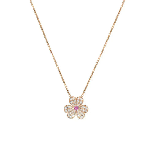 [LunaMar]PAVÉ DIAMOND BUTTERFLY CHARM NECKLACE