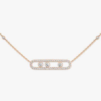 [LunaMar]MOVE PAVÉ FULL DIAMOND NECKLACE
