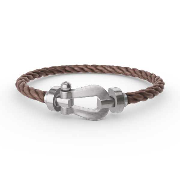 [LunaMar]FORCE LARGE HORSESHOE BRACELET - WHITE GOLD