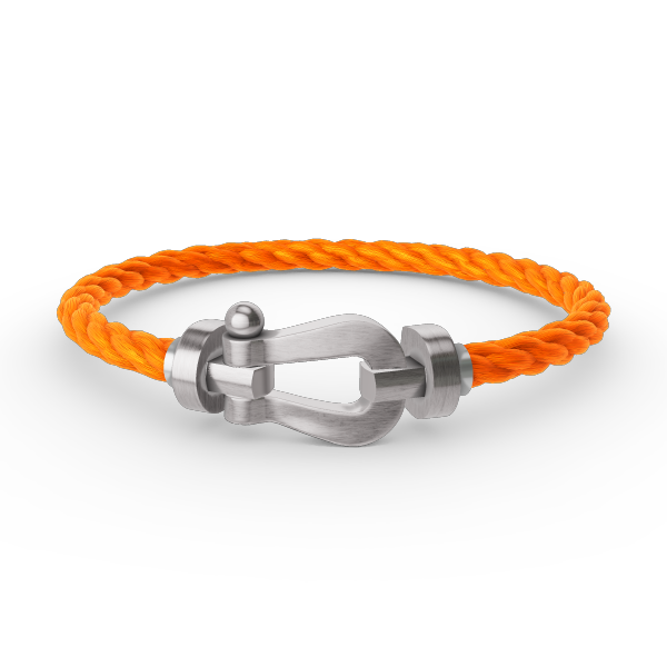[LunaMar]FORCE LARGE HORSESHOE BRACELET - WHITE GOLD