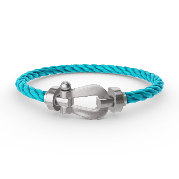 [LunaMar]FORCE LARGE HORSESHOE BRACELET - WHITE GOLD