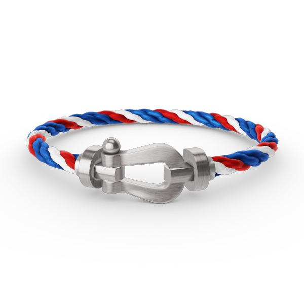 [LunaMar]FORCE LARGE HORSESHOE BRACELET - WHITE GOLD