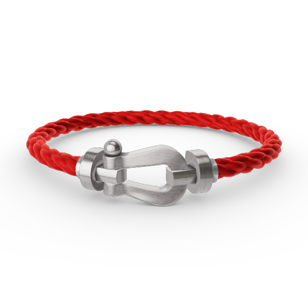 [LunaMar]FORCE LARGE HORSESHOE BRACELET - WHITE GOLD