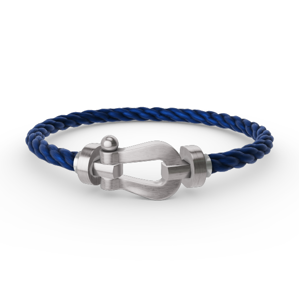 [LunaMar]FORCE LARGE HORSESHOE BRACELET - WHITE GOLD