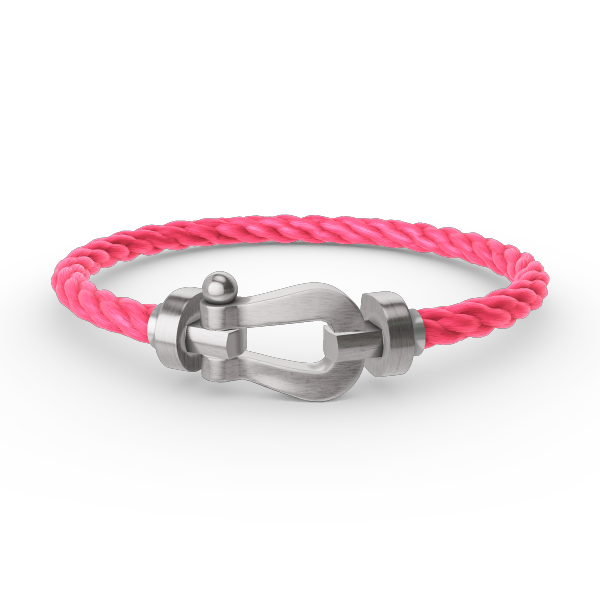 [LunaMar]FORCE LARGE HORSESHOE BRACELET - WHITE GOLD