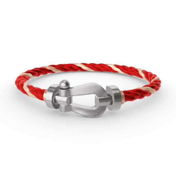 [LunaMar]FORCE LARGE HORSESHOE BRACELET - WHITE GOLD