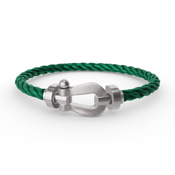 [LunaMar]FORCE LARGE HORSESHOE BRACELET - WHITE GOLD